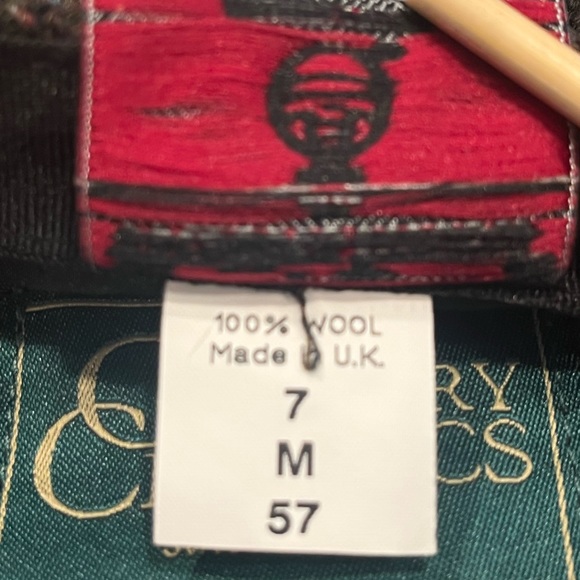 Vintage Country Classics Scotland Handwoven Harris Tweed Men’s Hat Sz 7 - Picture 4 of 7